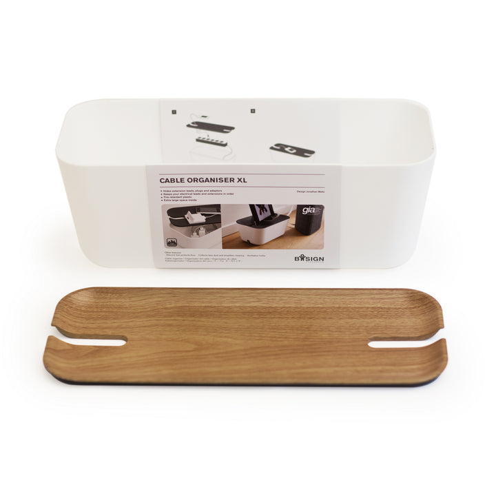 Hideaway™ Cable Box XL, White Top