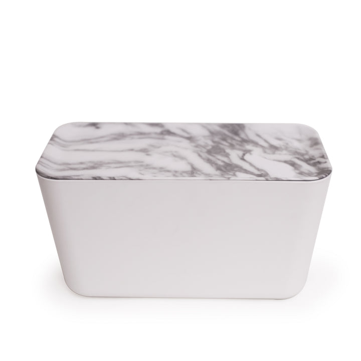 Hideaway™ Cable Box XXL, Marble Decor Top