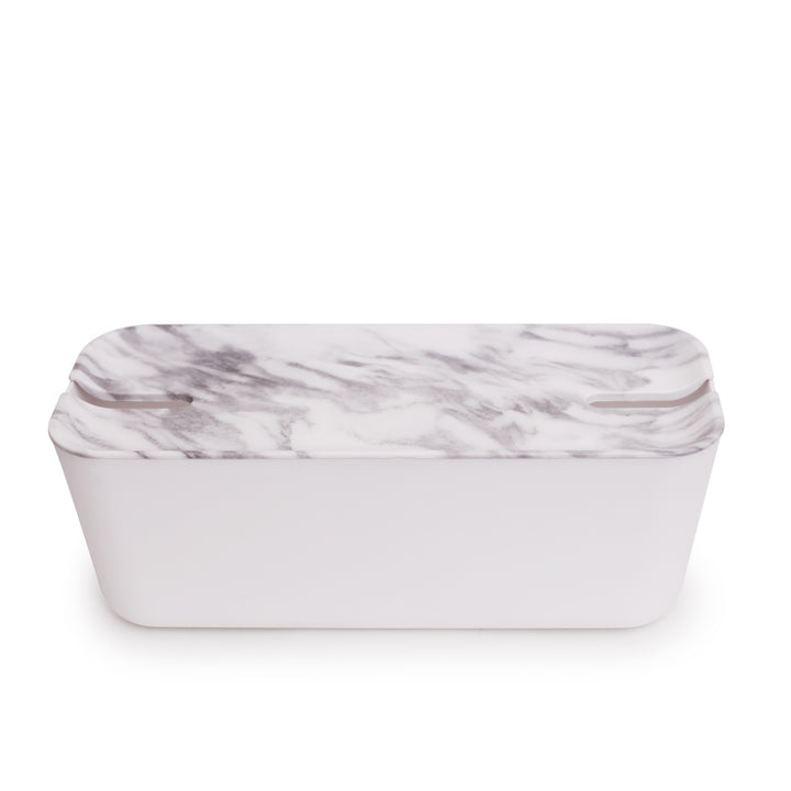 Hideaway™ Cable Box XL, Marble Decor Top