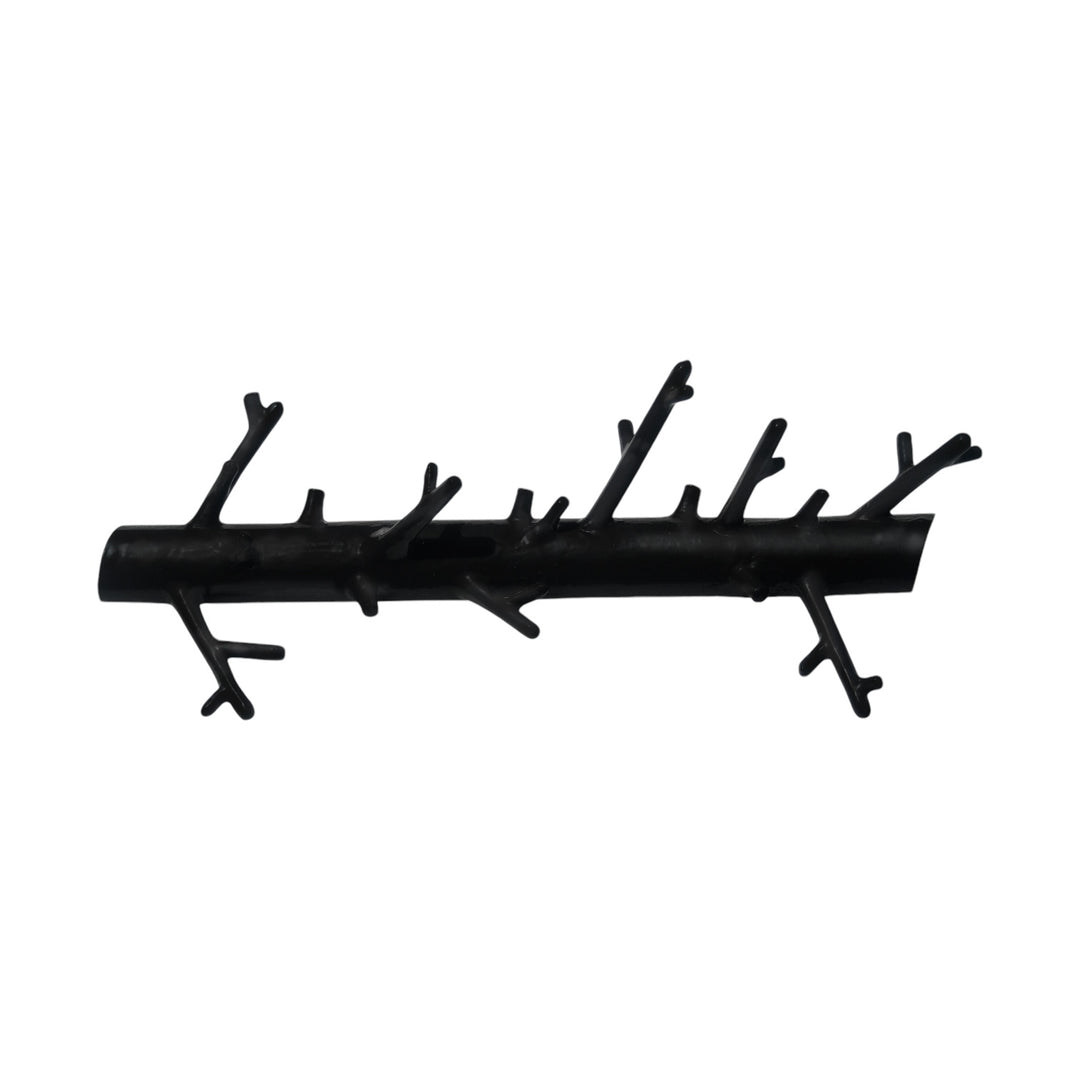 Branch™ Hook Long Black, Solid Cast Iron