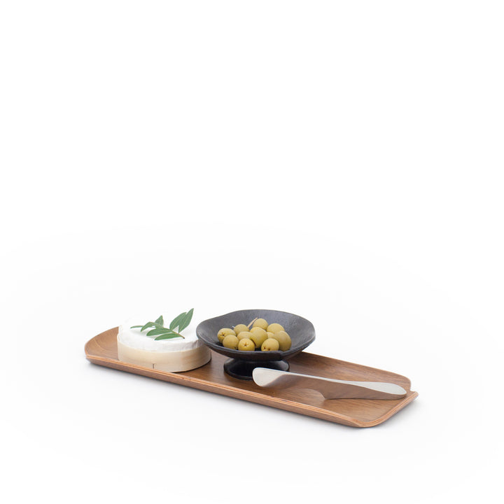 Leaf™ Countertop & Serving Tray Walnut, Water & Oil Resistant