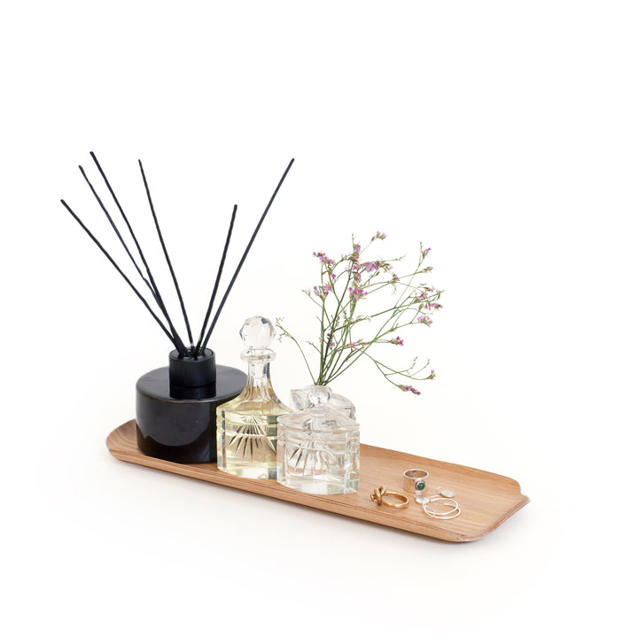 Leaf™ Vanity Tray Willow, Water & Oil Resistant