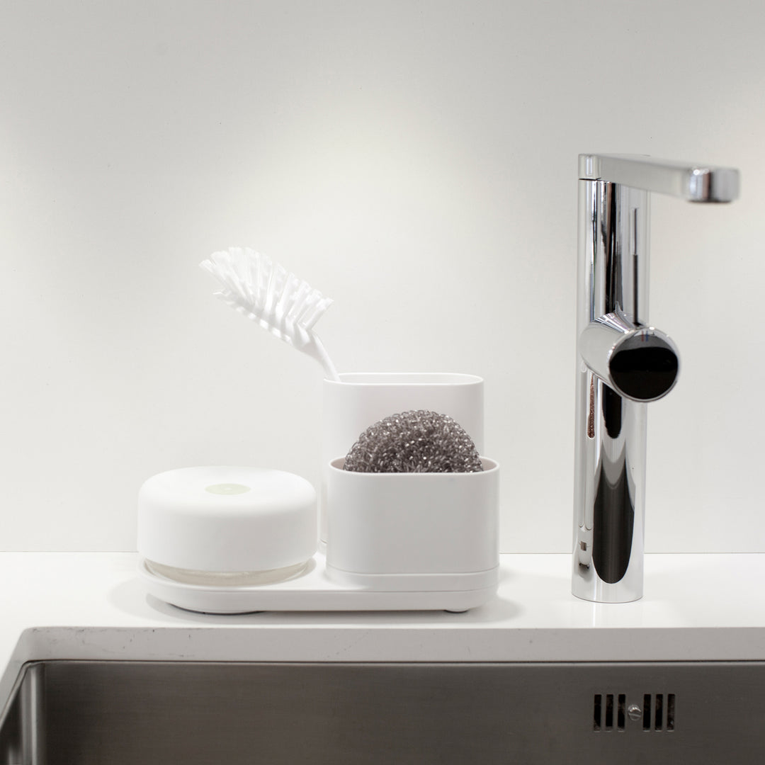 Do-Dish™ Caddy 
Dish Soap Pump & Sink Organiser Set