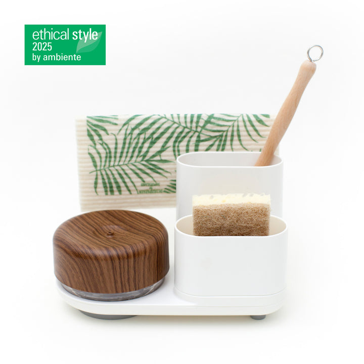 Do-Dish™ Caddy PLUS Dish Soap Pump & Sink Organiser Set