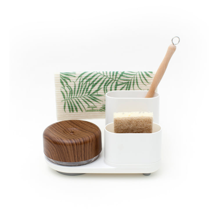 Do-Dish™ Caddy PLUS Dish Soap Pump & Sink Organiser Set