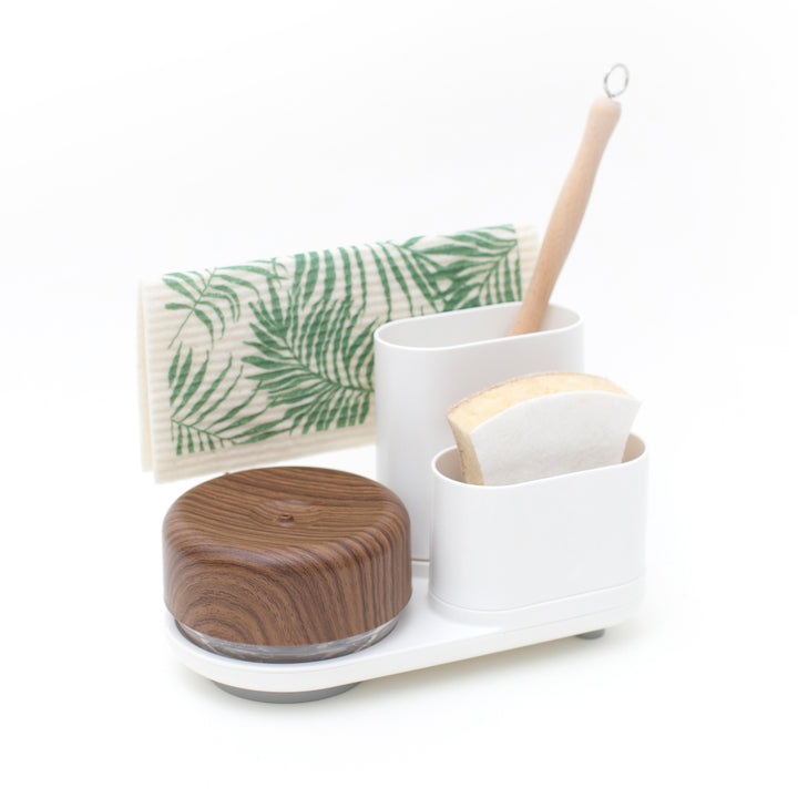 Do-Dish™ Caddy PLUS Dish Soap Pump & Sink Organiser Set