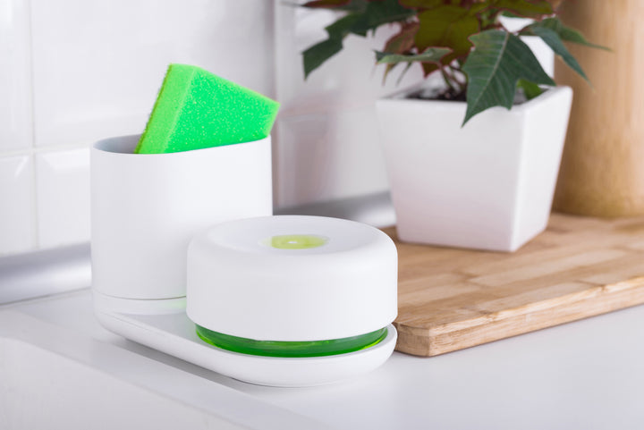 Do-Dish™ Caddy COMPACT Dish Soap Pump & Sink Organiser Set