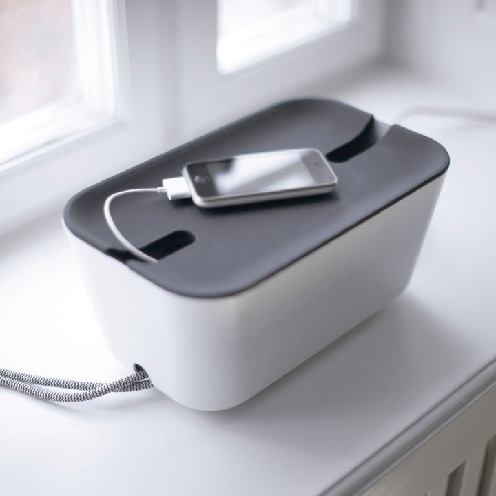 Hideaway™ Cable Box M, Gray Top
