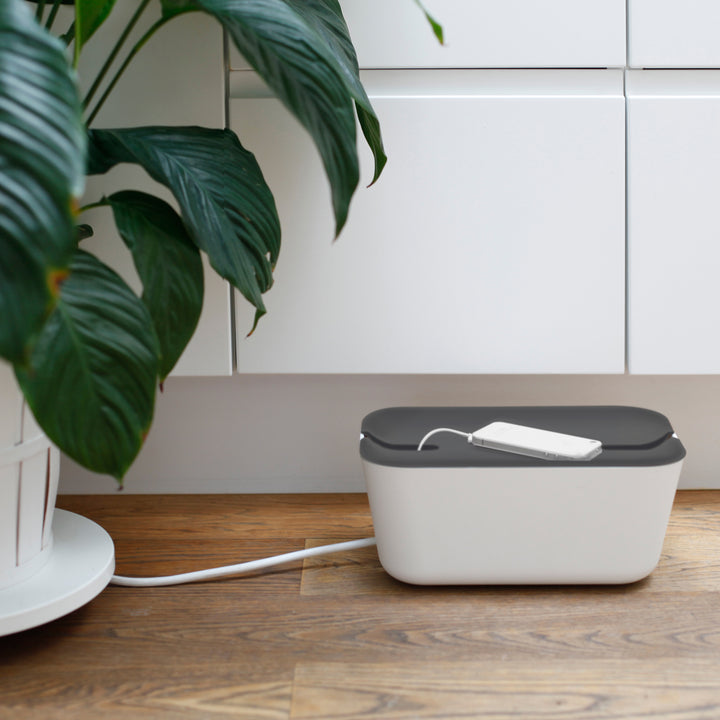 Hideaway™ Cable Box M, Gray Top