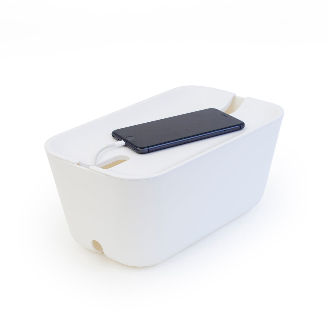 Hideaway™ Cable Box M, White Top