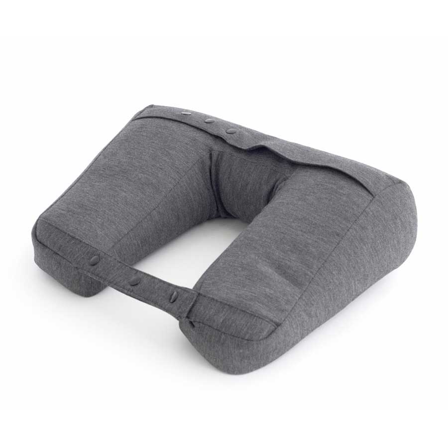 Kneck™ Travel Pillow 3-in-1. Comfort Plus. Salt Pepper Gray. 33x28x10 cm.  - 8