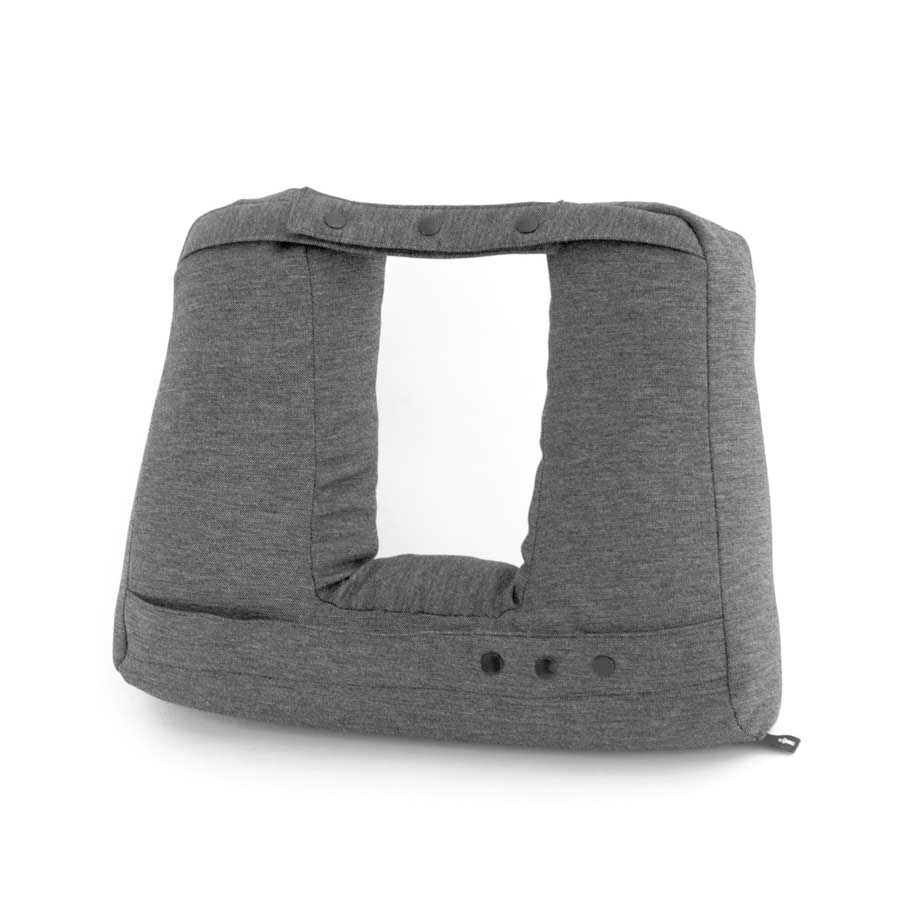 Kneck™ Travel Pillow 3-in-1. Comfort Plus. Salt Pepper Gray. 33x28x10 cm.  - 9
