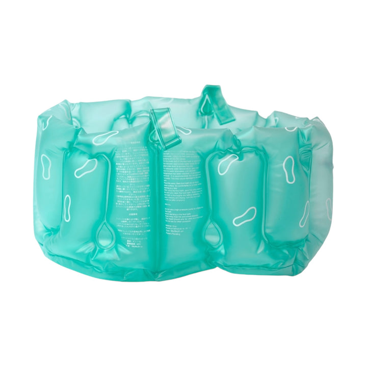 Soft™ Inflatable Foot Bath With Handles, Aqua Green