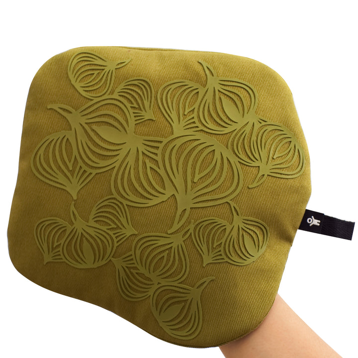 Non-slip Potholder with pocket. 3-in-1
Olive Green. Cotton. Silicone