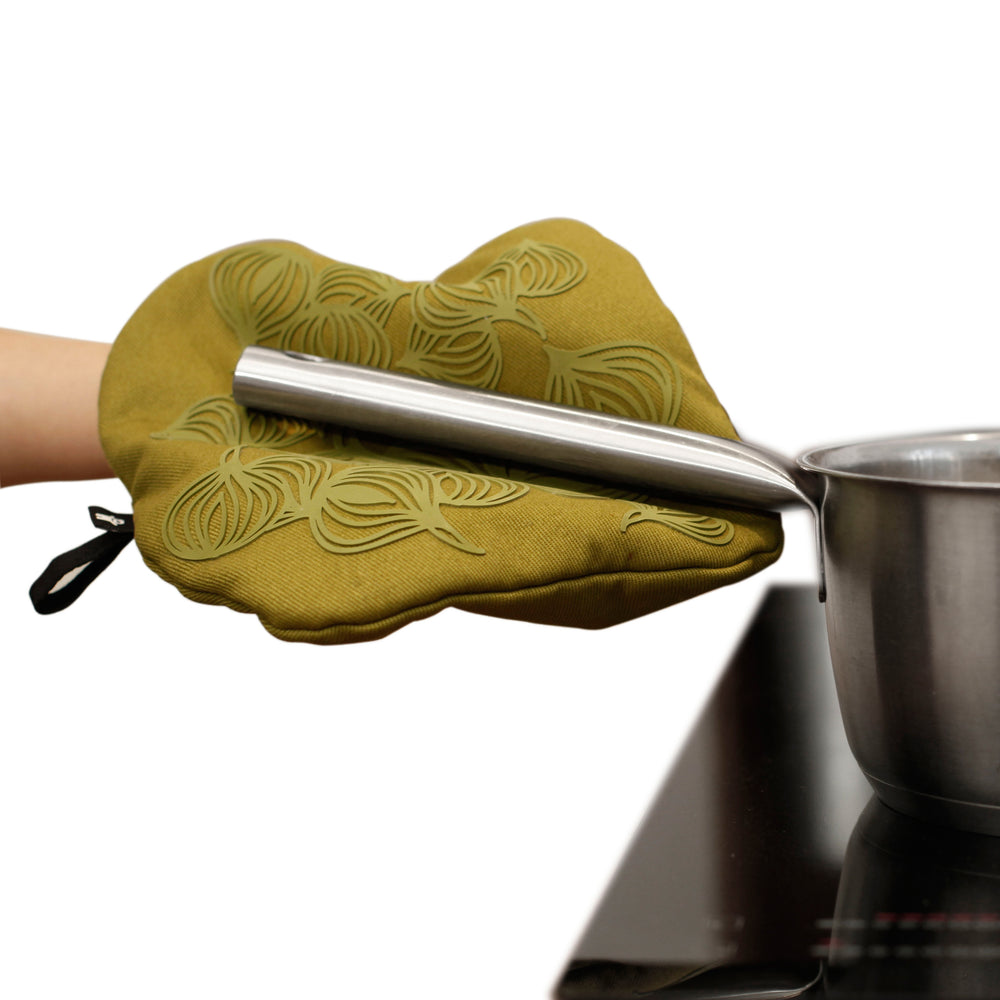 Non-slip Potholder with pocket. 3-in-1
Olive Green. Cotton. Silicone