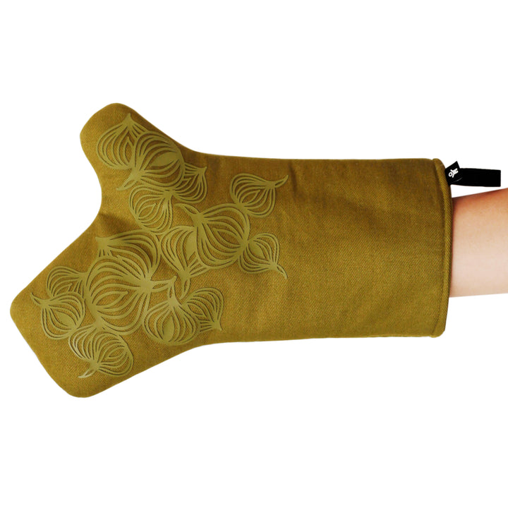 Non-slip Oven Mitt 2-in-1
Olive Green. Cotton. Silicone