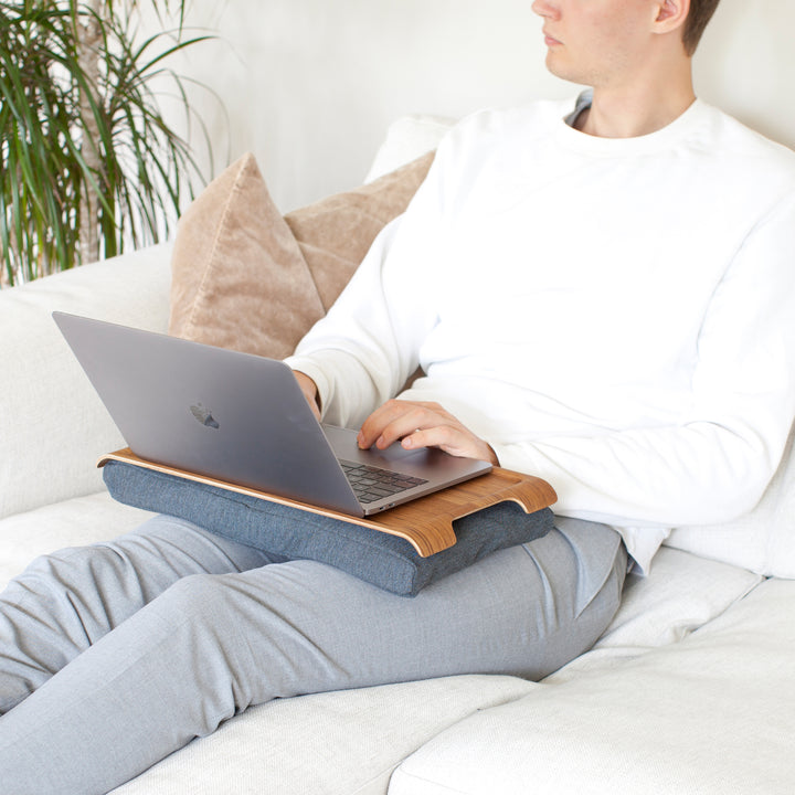 Mini Laptray Anti-Slip
Teak wood
Salt & Pepper Gray cushion. Non-slip surface