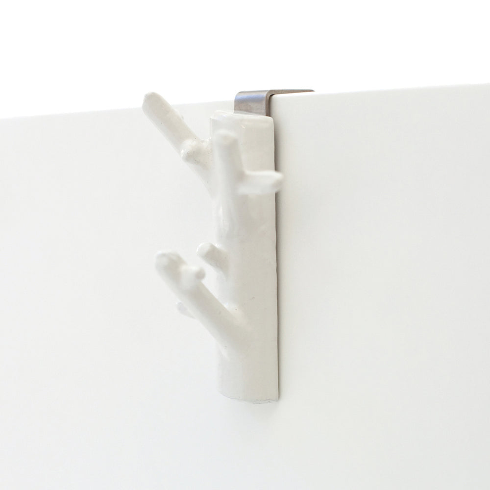 Branch Hanger Mini over drawer / cupboard
White
Cast iron