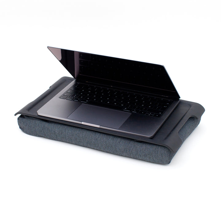 Laptray Anti-Slip Mini Willow Wood Top, Matte Black