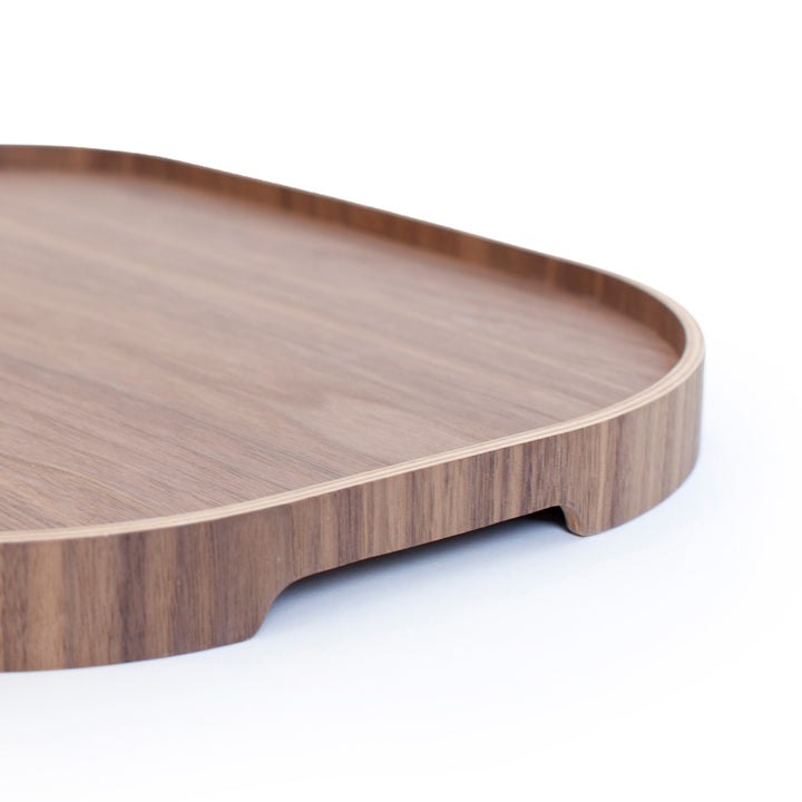 Anti-Slip Wood Serving Tray CurveLine
Large. Walnut Wood
Non-slip Surface