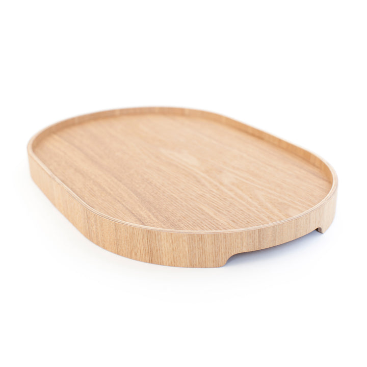 Anti-Slip Wood Serving Tray CurveLine Medium. Willow Wood
Non-Slip Surface