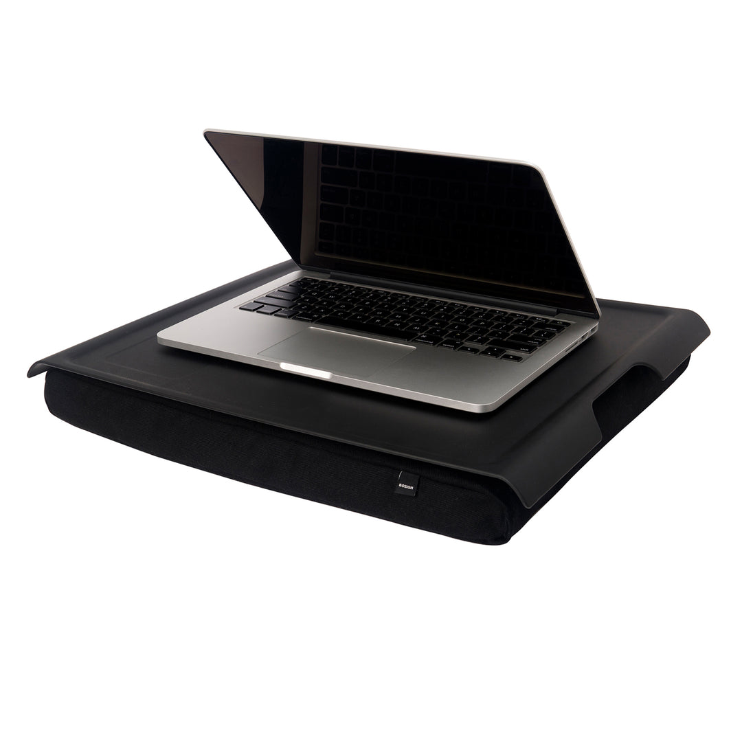 Laptray Anti-Slip Large Matte Black Top