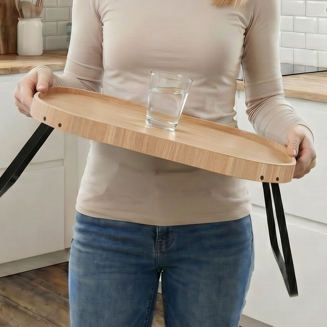 Non-slip Bed Tray in Ash wood