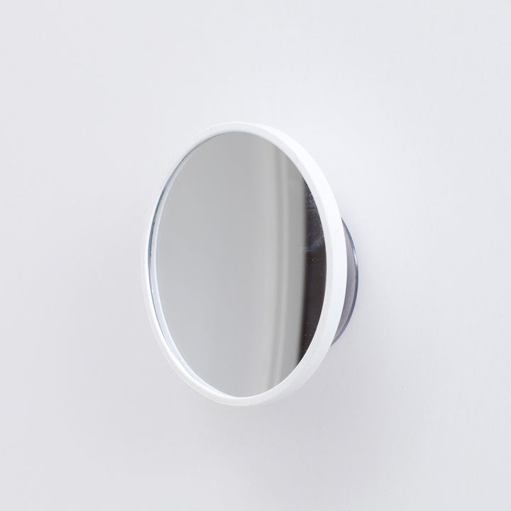 AirMirror™ Kompakter, abnehmbarer magnetischer Kosmetikspiegel 5x – Saugnapfbefestigung