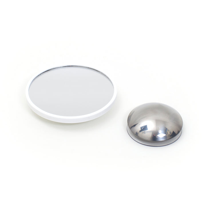 AirMirror™ Kompakter, abnehmbarer magnetischer Kosmetikspiegel 5x – Saugnapfbefestigung