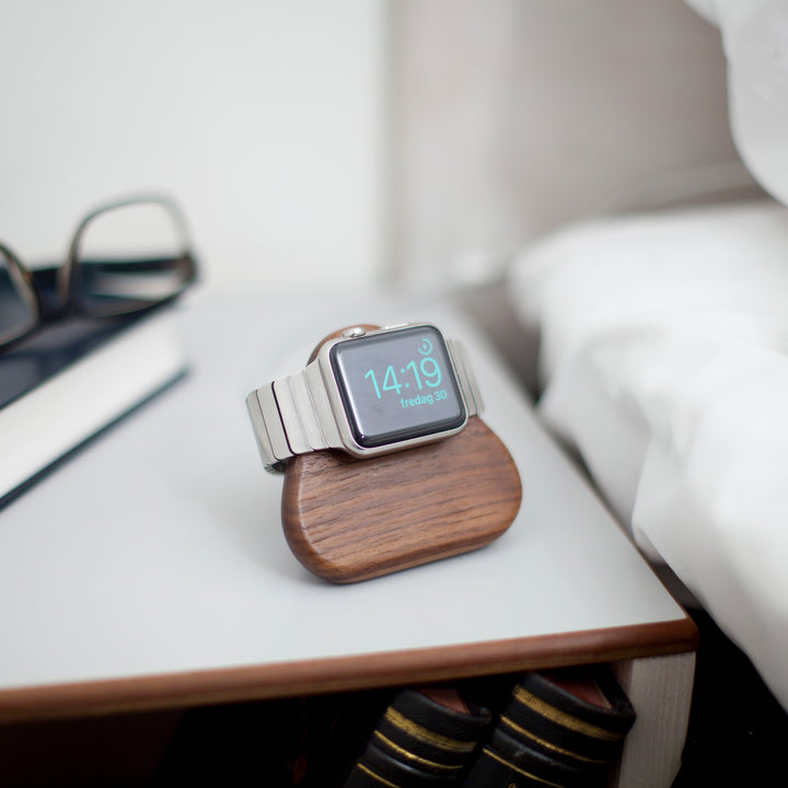 Apple Watch Charging Station. Tetra Nightstand
Solid Walnut wood