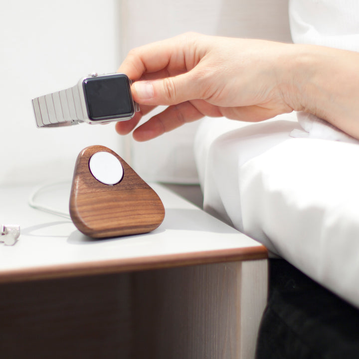 Apple Watch Charging Station. Tetra Nightstand
Solid Walnut wood