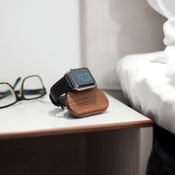 Apple Watch Charging Station. Tetra Nightstand
Solid Walnut wood