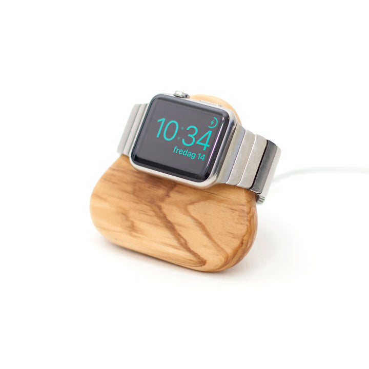 Apple Watch Charging Station. Tetra Nightstand
Solid Olive wood