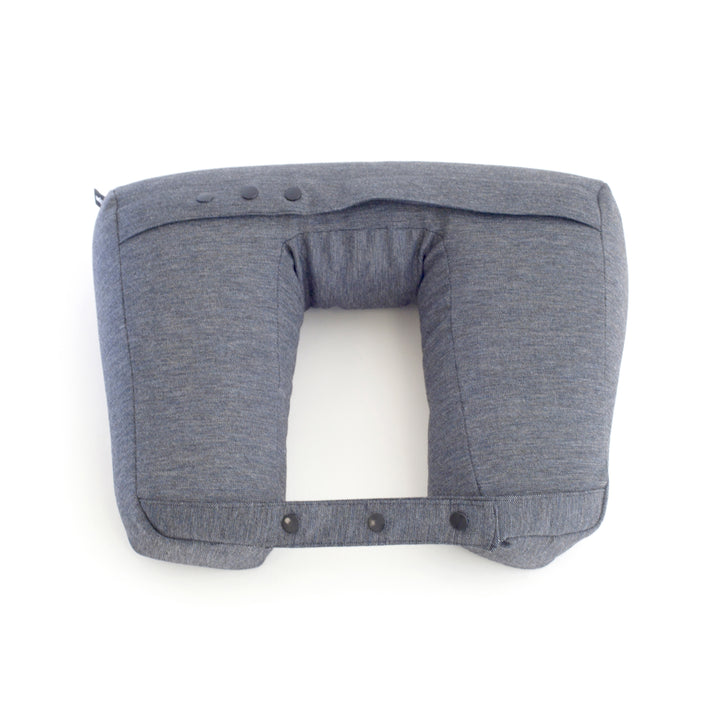 Kneck™ Travel Pillow 3-in-1. Comfort Plus
Pillow For Laptop, Tablet, Neck
Salt Pepper Gray