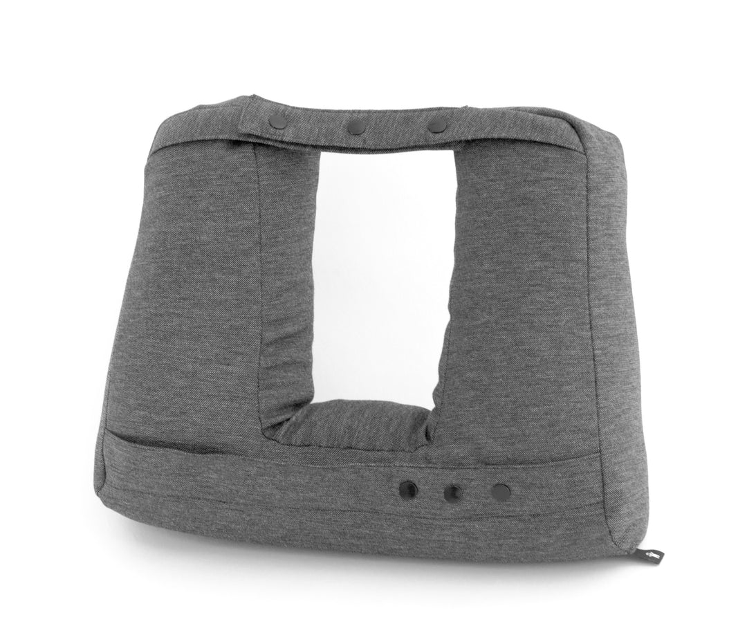 Kneck™ Travel Pillow 3-in-1. Comfort Plus
Pillow For Laptop, Tablet, Neck
Salt Pepper Gray