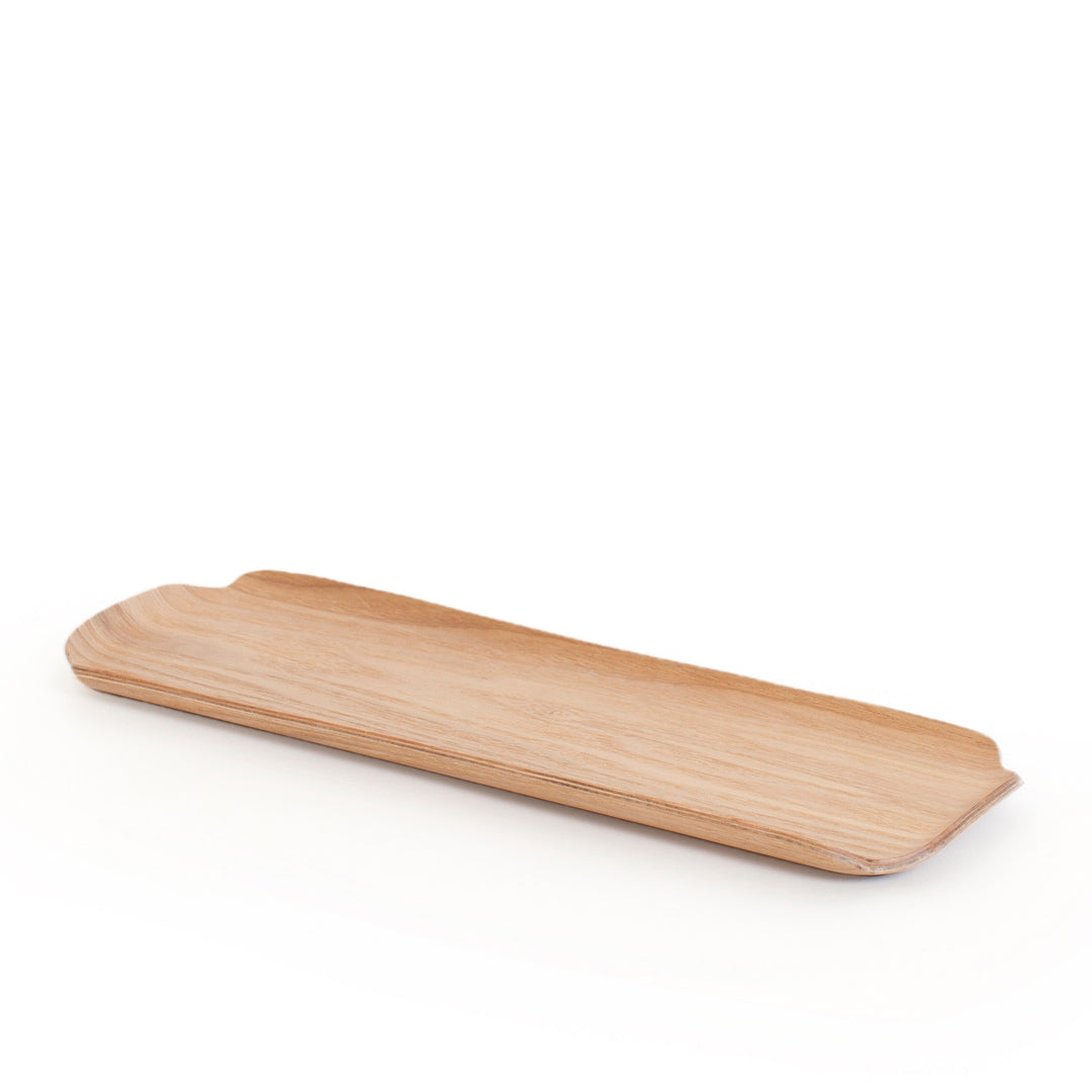 Oil And Water Resistant Wood Countertop Tray For Kitchen/Serving Tray. Willow Wood Tray LEAF.
Satin Matt Finish