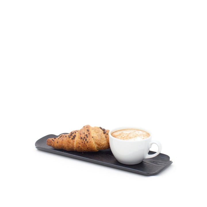 Leaf™ Countertop & Serving Tray Matte Black Willow, Water & Oil Resistant