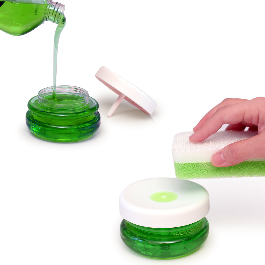 Sustainable Dish Soap Dispenser Do-Dish™
Lime Green / Clear