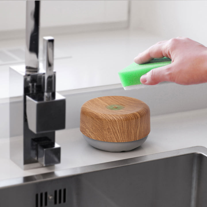 Sustainable Dish Soap Dispenser Do-Dish™
Non-Slip
Natural Wood Decor/ Light Gray