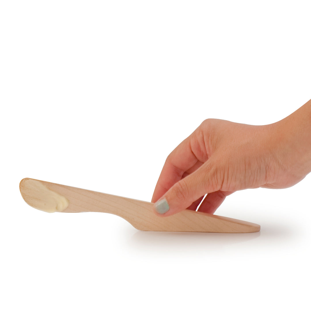 AirSpreader™ Self- Standing Spreader Knife Large, Solid Beech Wood