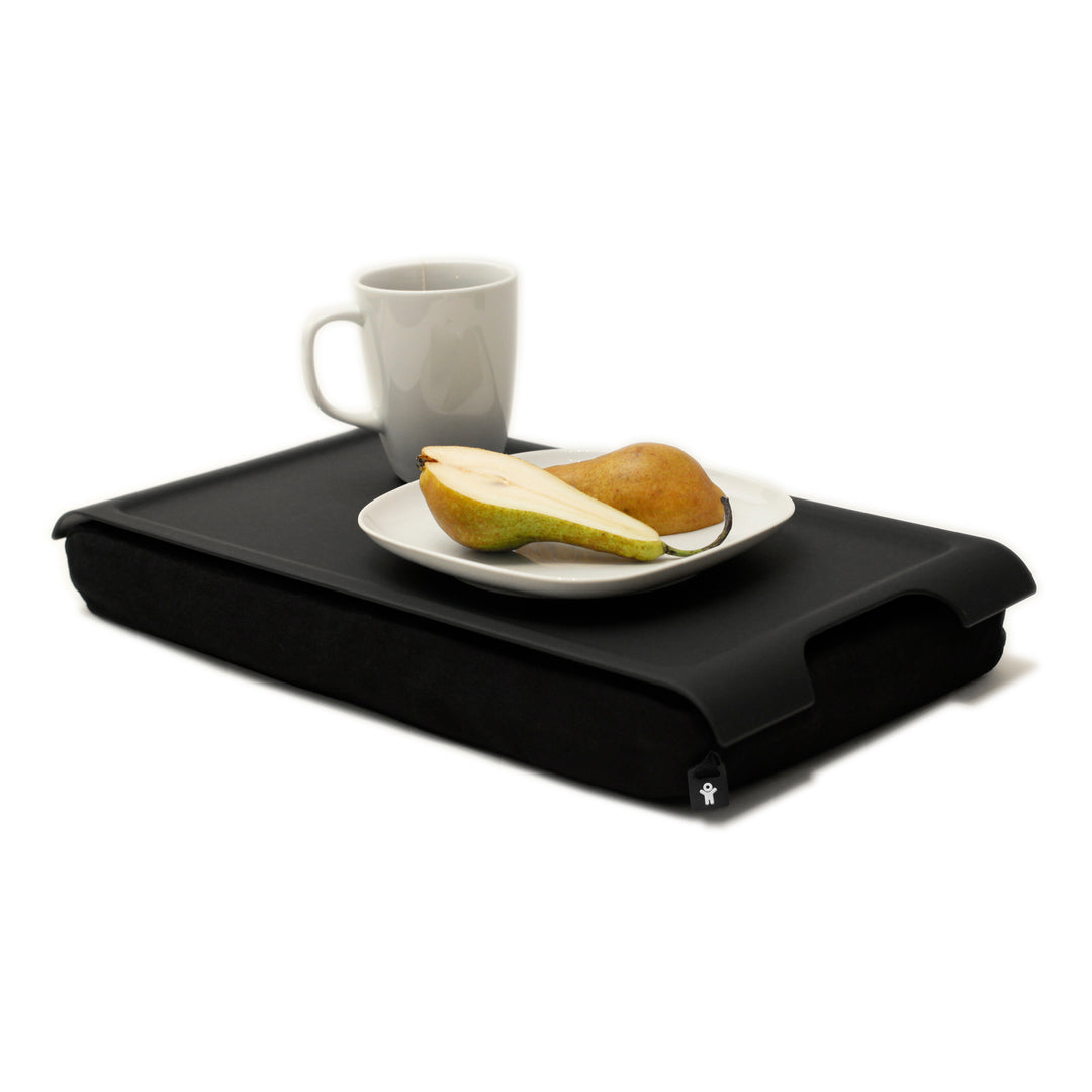 Mini Laptray Anti-Slip
Matte Black tray. Black cushion
Non-slip surface