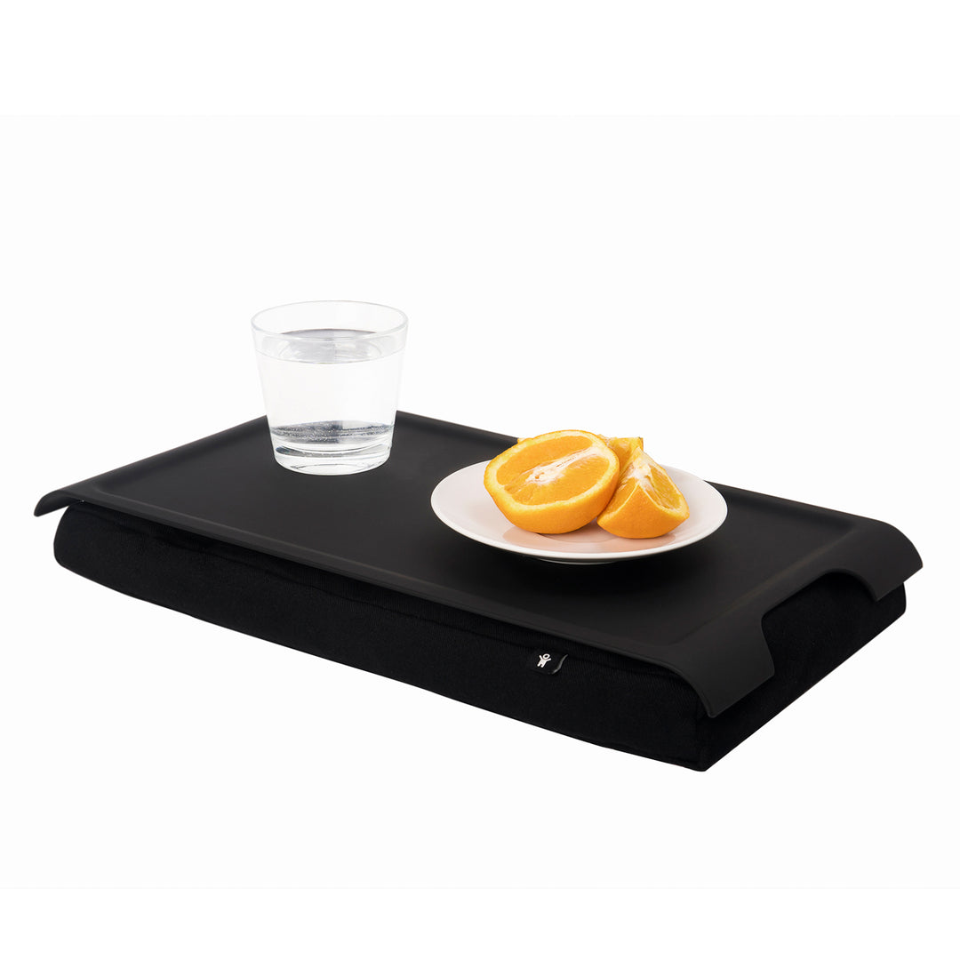 Mini Laptray Anti-Slip
Matte Black tray. Black cushion
Non-slip surface