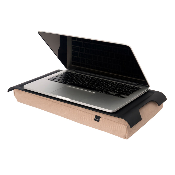 Mini Laptray Anti-Slip
Matte Black tray. Natural cushion
Non-slip surface