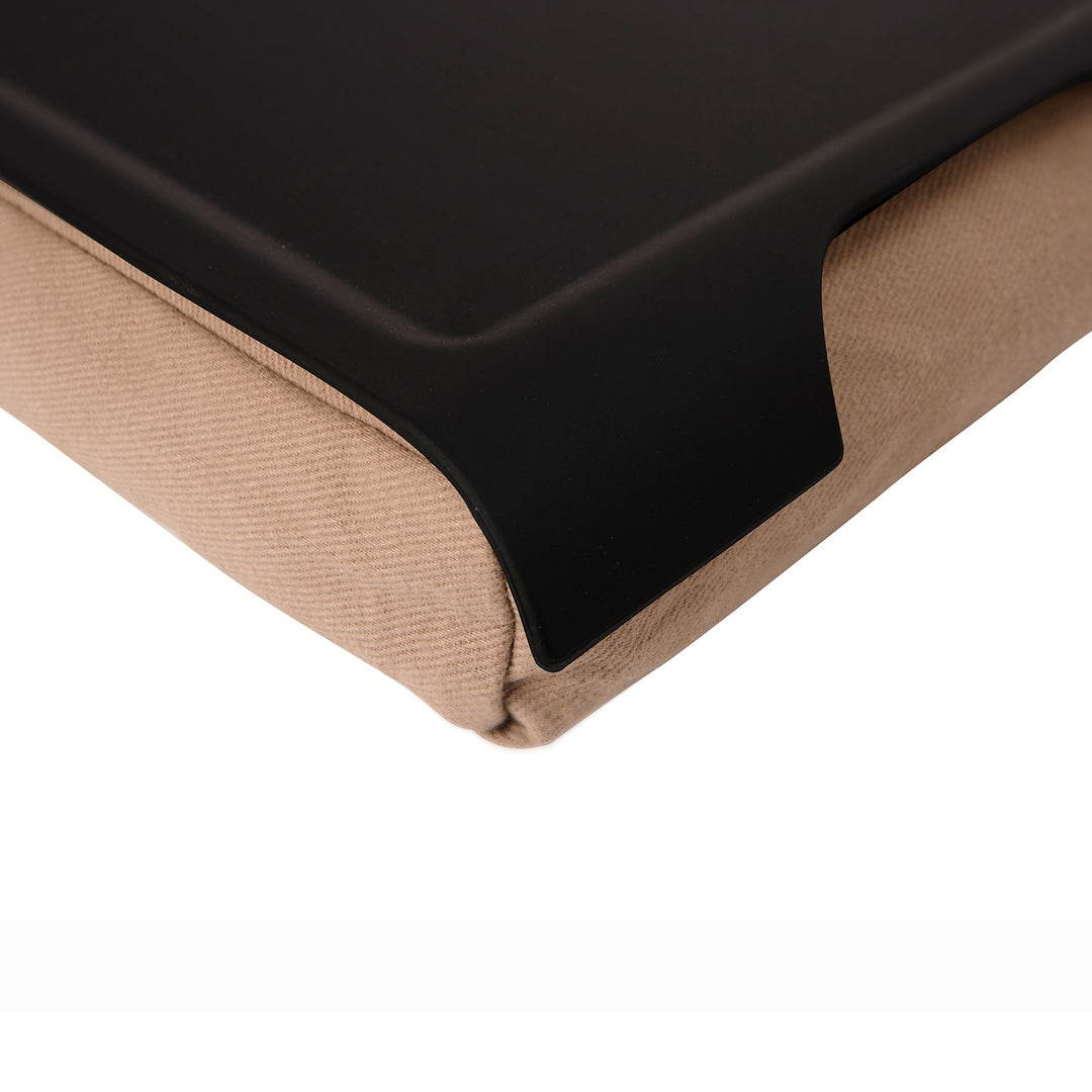 Mini Laptray Anti-Slip
Matte Black tray. Natural cushion
Non-slip surface