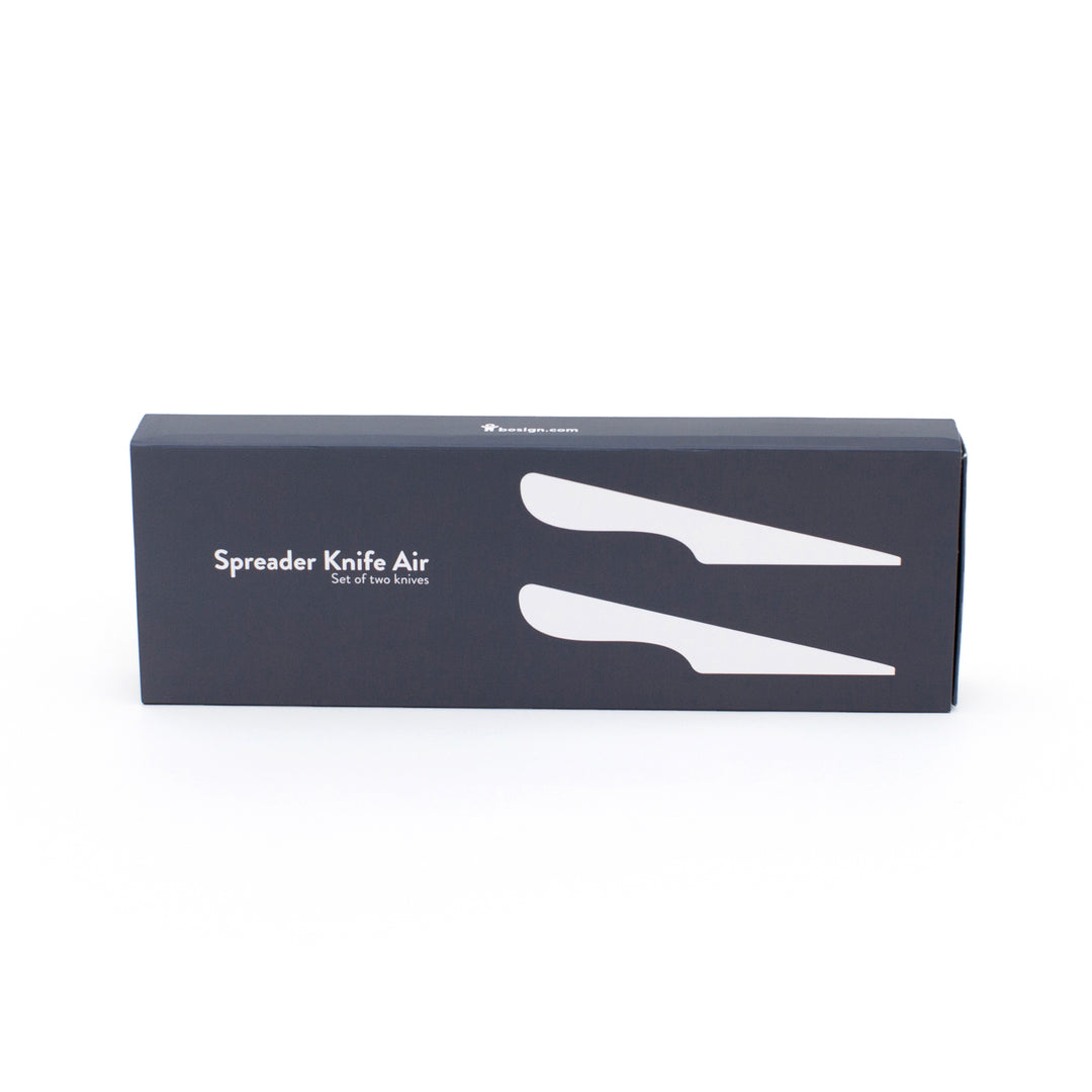 AirSpreader™ Self-Standing Spreader Knife Small. Gift Set 2 pcs. Stainless Steel