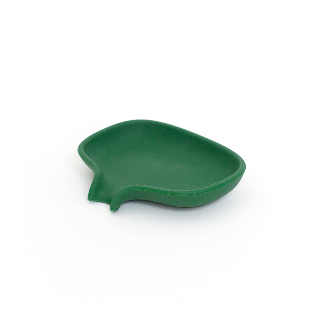 Silicone Soap Saver Dish with Draining Spout
SMALL. Dark Green