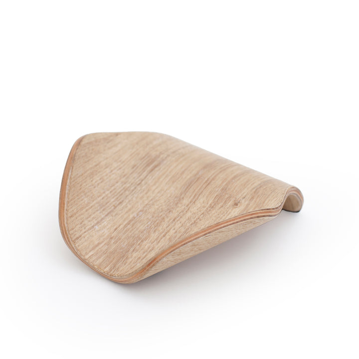 Leaf™ Soap Saver Dish With Draining, Willow Wood, Water-Resistant