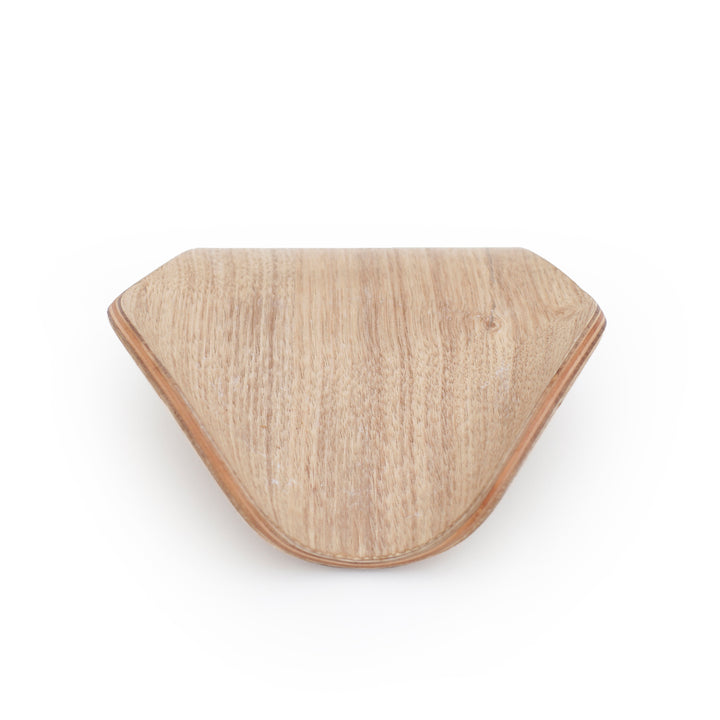 Leaf™ Soap Saver Dish With Draining, Willow Wood, Water-Resistant