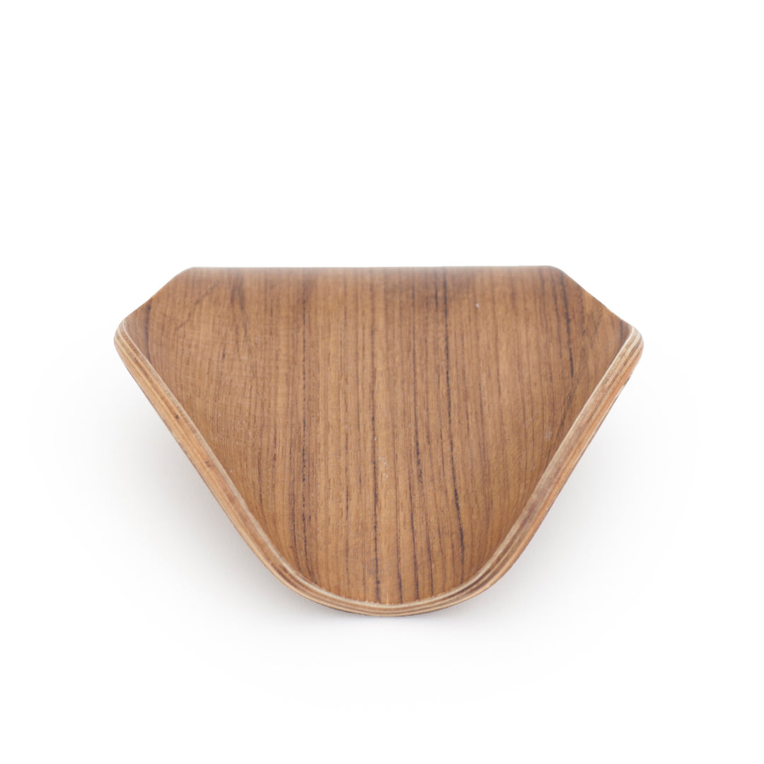 Leaf™ Soap Saver Dish With Draining, Walnut Wood, Water-Resistant