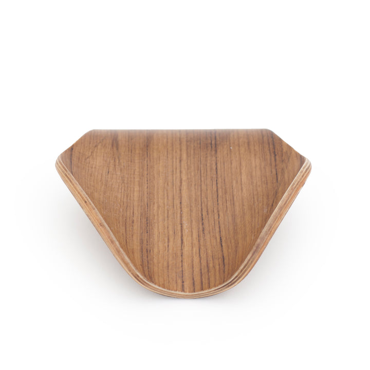 Leaf™ Soap Saver Dish With Draining, Walnut Wood, Water-Resistant